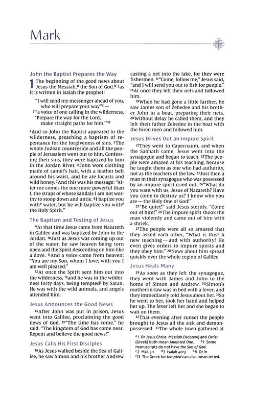NIV, Men's Devotional Bible (By Men, for Men), Leathersoft, Brown, Comfort Print - Imagen 7