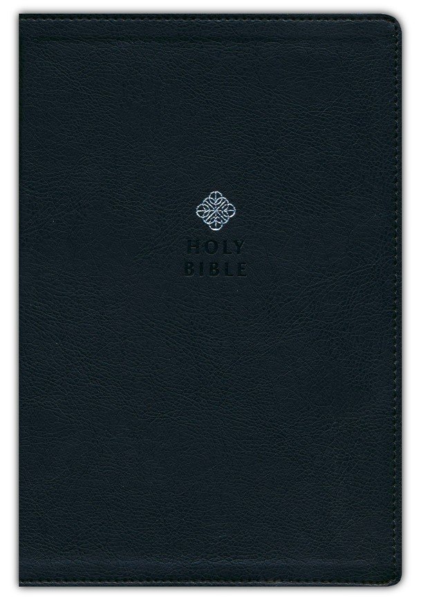 NIV, Men's Devotional Bible (By Men, for Men), Large Print, Leathersoft, Black, Comfort Print - Imagen 3