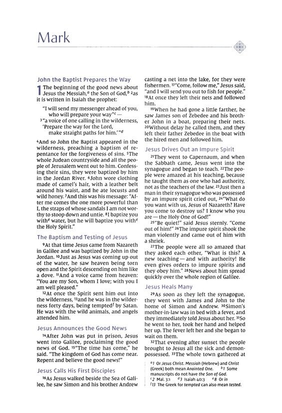 NIV, Men's Devotional Bible (By Men, for Men), Large Print, Leathersoft, Black, Comfort Print - Imagen 7