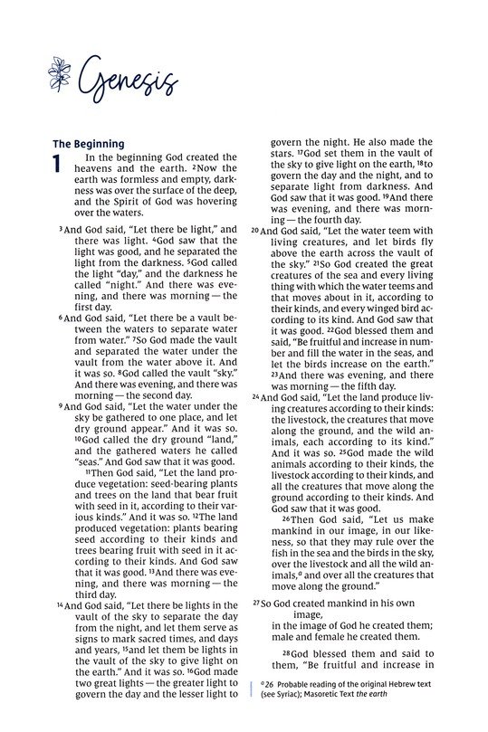 NIV, Women's Devotional Bible (By Women, for Women), Large Print, Leathersoft, Teal, Comfort Print - Imagen 4