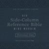 NIV, Side-Column Reference Bible (Deep Study at a Portable Size), Personal Size, Premium Goatskin Leather, Blue, Premier Collection, Art Gilded Edges, Comfort Print - Imagen 2