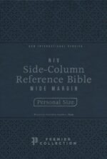 Alternative view of NIV, Side-Column Reference Bible (Deep Study at a Portable Size), Personal Size, Premium Goatskin Leather, Blue, Premier Collection, Art Gilded Edges, Comfort Print
