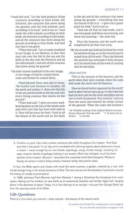 NIV, Student Bible, Personal Size, Leathersoft, Tan, Comfort Print - Imagen 5