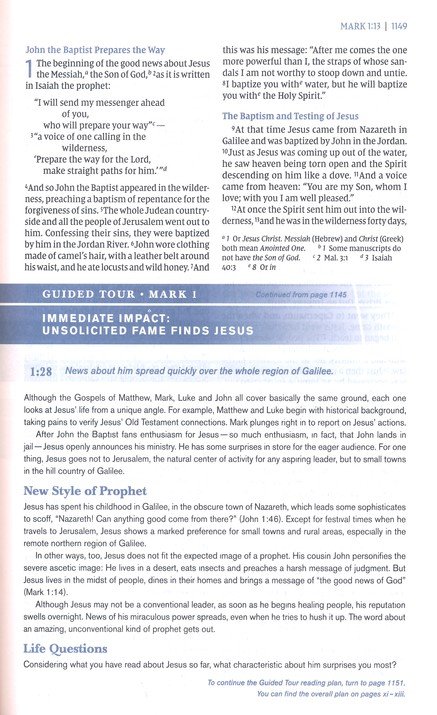 NIV, Student Bible, Personal Size, Leathersoft, Tan, Comfort Print - Imagen 7