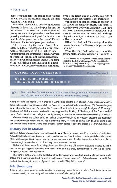 NIV, Student Bible, Personal Size, Leathersoft, Navy, Thumb Indexed, Comfort Print - Imagen 6