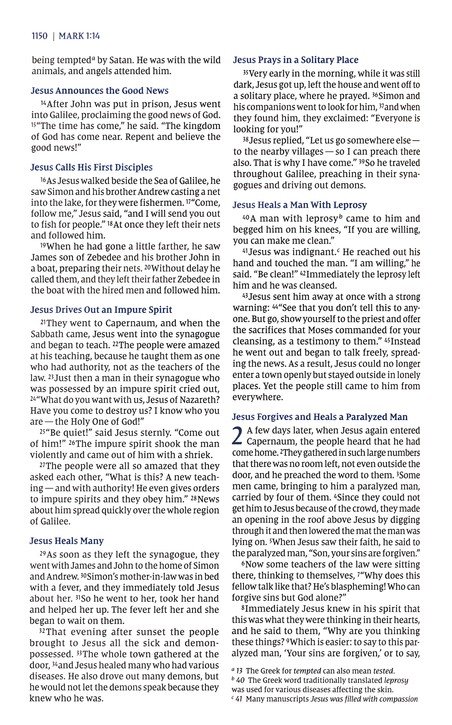 NIV, Student Bible, Personal Size, Leathersoft, Navy, Thumb Indexed, Comfort Print - Imagen 8