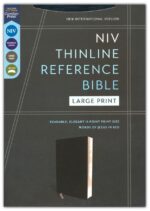 Alternative view of NIV, Thinline Reference Bible (Your Portable Reference Bible), Large Print, European Bonded Leather, Black, Red Letter, Comfort Print