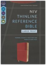Alternative view of NIV, Thinline Reference Bible (Your Portable Reference Bible), Large Print, Leathersoft, Brown, Red Letter, Comfort Print
