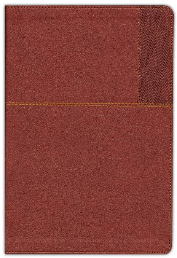 NIV, Thinline Reference Bible (Your Portable Reference Bible), Large Print, Leathersoft, Brown, Red Letter, Comfort Print - Imagen 3
