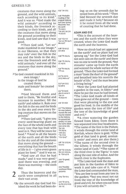 NIV, Compact Center-Column Reference Bible, Leathersoft, Stone, Red Letter, Comfort Print - Imagen 5