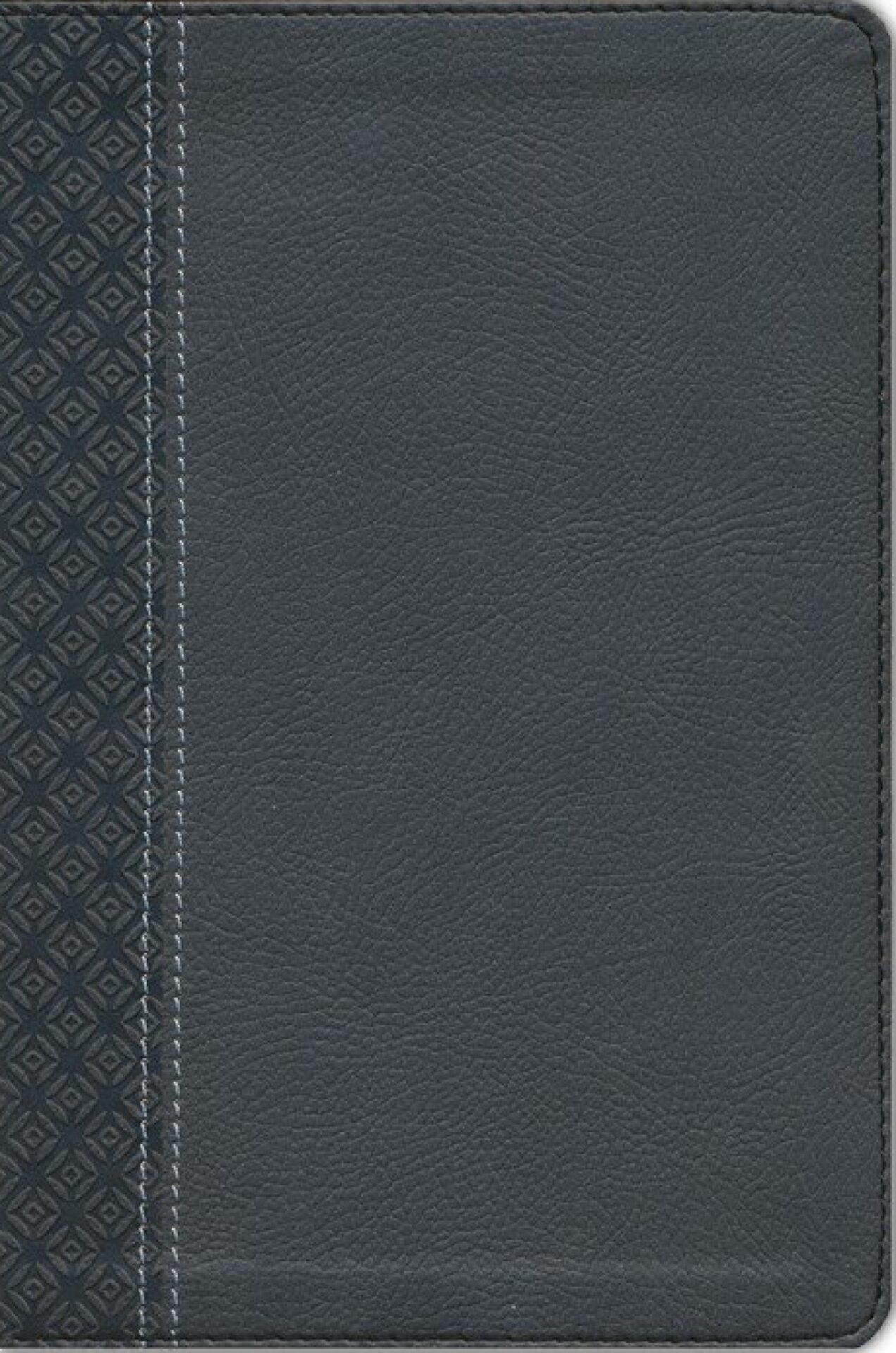 NIV, Compact Center-Column Reference Bible, Leathersoft, Black, Red Letter, Thumb Indexed, Comfort Print