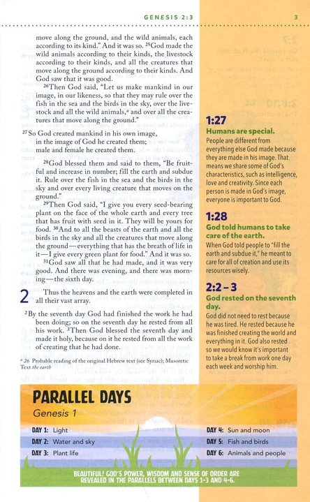 NIV, Kids' Visual Study Bible, Leathersoft, Bronze, Full Color Interior, Peel/Stick Bible Tabs : Explore the Story of the Bible---People, Places, and History - Imagen 5