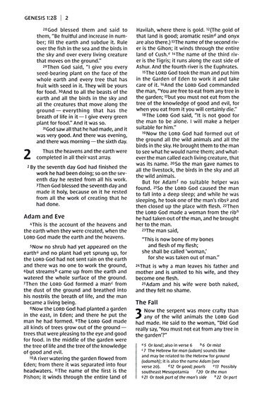 NIV, Thinline Bible, Compact, Leathersoft, Brown/White, Zippered, Red Letter, Comfort Print - Imagen 5