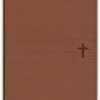 NIV, Thinline Bible, Compact, Leathersoft, Brown, Red Letter, Comfort Print - Imagen 4