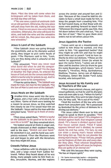 NIV, Thinline Bible, Compact, Leathersoft, Black/Gray, Red Letter, Comfort Print - Imagen 9