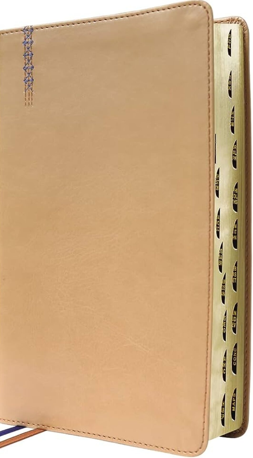 NIV, Student Bible, Personal Size, Leathersoft, Tan, Thumb Indexed, Comfort Print