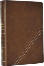 KJV, Word Study Reference Bible, Leathersoft, Brown, Red Letter, Thumb Indexed, Comfort Print : 2,000 Keywords that Unlock the Meaning of the Bible