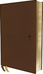NIV, Thinline Bible, Compact, Leathersoft, Brown, Red Letter, Comfort Print