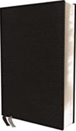 NIV, Thinline Reference Bible (Your Portable Reference Bible), Large Print, European Bonded Leather, Black, Red Letter, Comfort Print