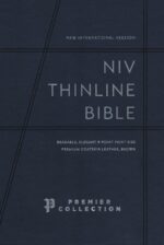 Alternative view of NIV, Thinline Bible, Premium Goatskin Leather, Brown, Premier Collection, Black Letter, Art Gilded Edges, Comfort Print