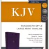 KJV, Paragraph-style Large Print Thinline Bible, Leathersoft, Purple, Red Letter, Comfort Print - Imagen 2