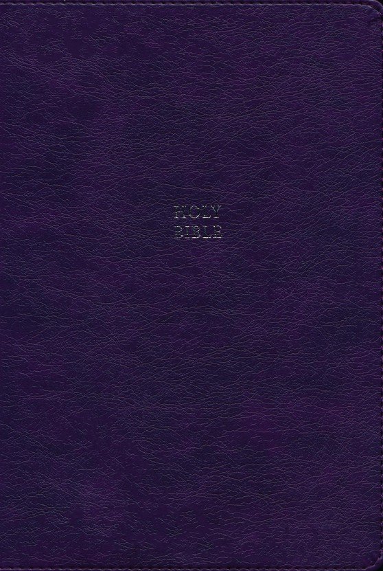 KJV, Paragraph-style Large Print Thinline Bible, Leathersoft, Purple, Red Letter, Comfort Print - Imagen 3