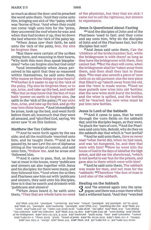 KJV, Paragraph-style Large Print Thinline Bible, Leathersoft, Purple, Red Letter, Comfort Print - Imagen 9