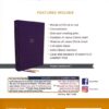 KJV, Paragraph-style Large Print Thinline Bible, Leathersoft, Purple, Red Letter, Thumb Indexed, Comfort Print - Imagen 10