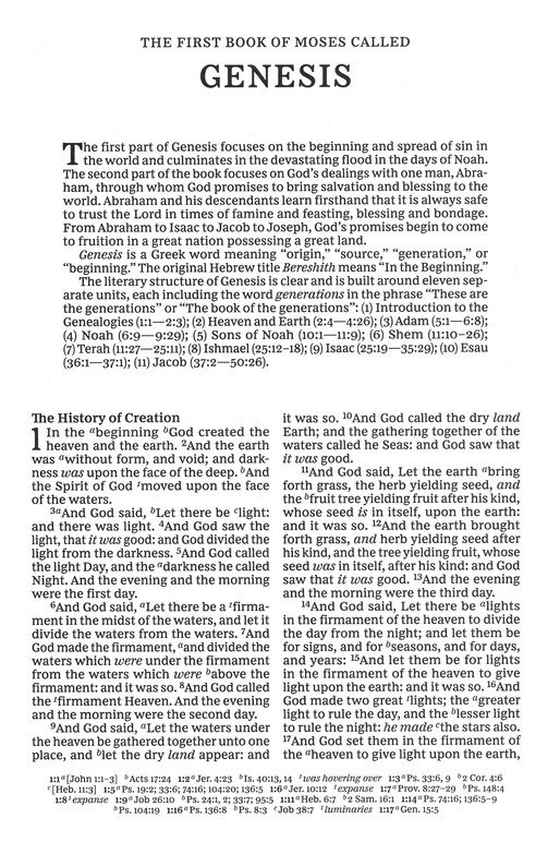 KJV, Paragraph-style Large Print Thinline Bible, Genuine Leather, Black, Red Letter, Comfort Print - Imagen 4
