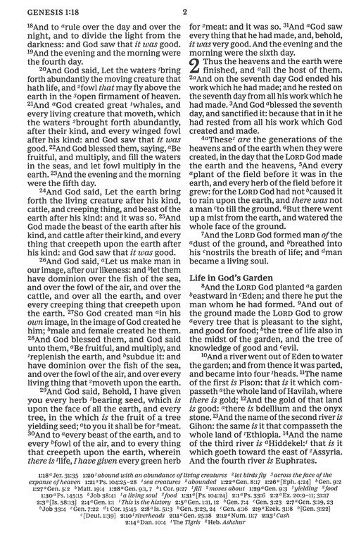 KJV, Paragraph-style Large Print Thinline Bible, Genuine Leather, Black, Red Letter, Comfort Print - Imagen 5
