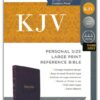 KJV, Personal Size Large Print Reference Bible, Vintage Series, Leathersoft, Brown, Red Letter, Thumb Indexed, Comfort Print - Imagen 2