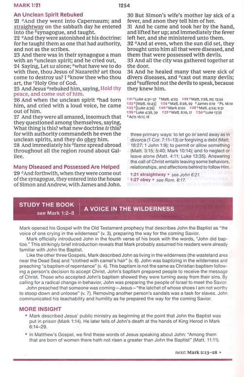 KJV, Word Study Reference Bible, Bonded Leather, Black, Red Letter, Thumb Indexed, Comfort Print : 2,000 Keywords that Unlock the Meaning of the Bible - Imagen 8