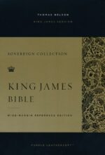 Alternative view of KJV, Wide-Margin Reference Bible, Sovereign Collection, Leathersoft, Purple, Red Letter, Comfort Print