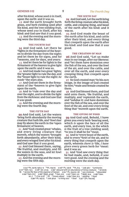 KJV, Wide-Margin Reference Bible, Sovereign Collection, Leathersoft, Purple, Red Letter, Comfort Print - Imagen 5