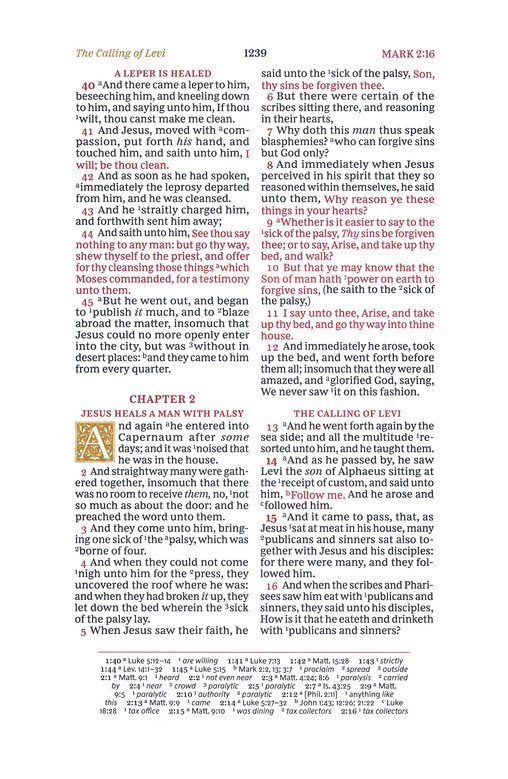 KJV, Wide-Margin Reference Bible, Sovereign Collection, Leathersoft, Purple, Red Letter, Comfort Print - Imagen 9
