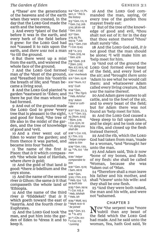 KJV Holy Bible Large Print Center-Column Reference Bible, Brown Bonded Leather, 53,000 Cross References, Red Letter, Comfort Print - Imagen 6
