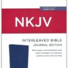 NKJV, Interleaved Bible, Journal Edition, Hardcover, Blue, Red Letter, Comfort Print : The Ultimate Bible Journaling Experience - Imagen 2