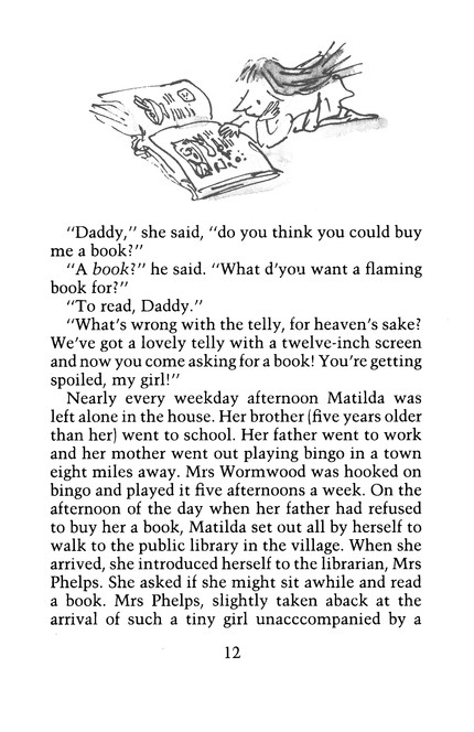 Matilda - Tapa Blanda - Roald Dahl, Quentin Blake - Imagen 9