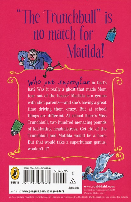 Matilda - Tapa Blanda - Roald Dahl, Quentin Blake - Imagen 10