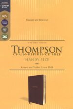 Alternative view of KJV, Thompson Chain-Reference Bible, Handy Size, Leathersoft, Burgundy, Red Letter, Comfort Print