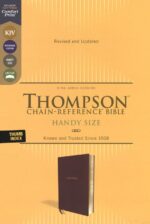 Alternative view of KJV, Thompson Chain-Reference Bible, Handy Size, Leathersoft, Burgundy, Red Letter, Thumb Indexed, Comfort Print