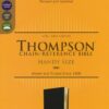 KJV, Thompson Chain-Reference Bible, Handy Size, European Bonded Leather, Black, Red Letter, Comfort Print - Imagen 2