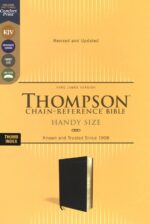 Alternative view of KJV, Thompson Chain-Reference Bible, Handy Size, European Bonded Leather, Black, Red Letter, Thumb Indexed, Comfort Print
