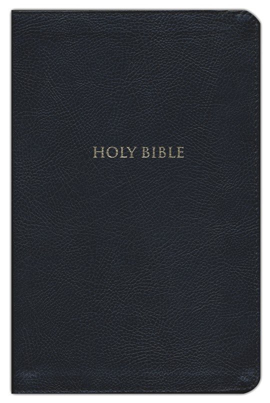 KJV, Thompson Chain-Reference Bible, Handy Size, European Bonded Leather, Black, Red Letter, Thumb Indexed, Comfort Print - Imagen 3