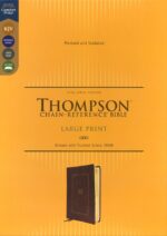 Alternative view of KJV, Thompson Chain-Reference Bible, Large Print, Leathersoft, Brown, Red Letter, Comfort Print