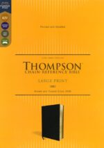 Alternative view of KJV, Thompson Chain-Reference Bible, Large Print, European Bonded Leather, Black, Red Letter, Comfort Print