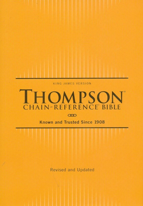 KJV, Thompson Chain-Reference Bible, Hardcover, Yellow Gold, Red Letter, Comfort Print - Imagen 2