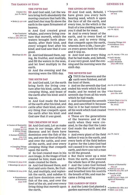 KJV, Thompson Chain-Reference Bible, Hardcover, Yellow Gold, Red Letter, Comfort Print - Imagen 4