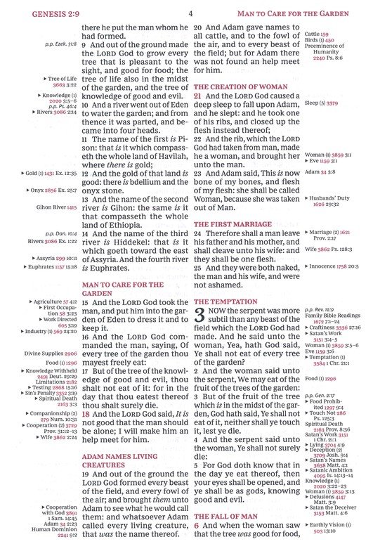 KJV, Thompson Chain-Reference Bible, Hardcover, Yellow Gold, Red Letter, Comfort Print - Imagen 5
