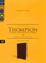 Alternative view of KJV, Thompson Chain-Reference Bible, Genuine Leather, Calfskin, Brown, Art Gilded Edges, Red Letter, Thumb Indexed, Comfort Print